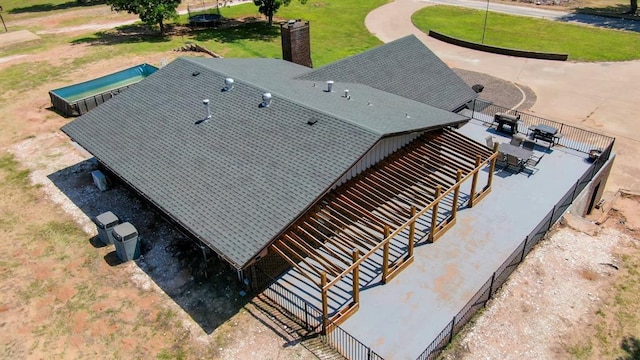 129 Park Dr, Sayre, OK 73662 - aerial view of property and surrounding area
