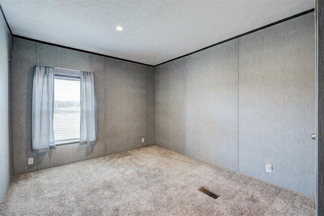 177074 Stephens Rd, Duncan, OK 73533 - carpeted empty room featuring a textured ceiling