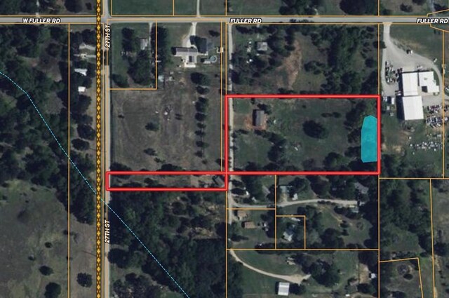 177074 Stephens Rd, Duncan, OK 73533 - map / location featuring property parcel outlined