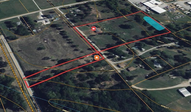 177074 Stephens Rd, Duncan, OK 73533 - aerial map of property and surrounding area featuring property parcel outlined