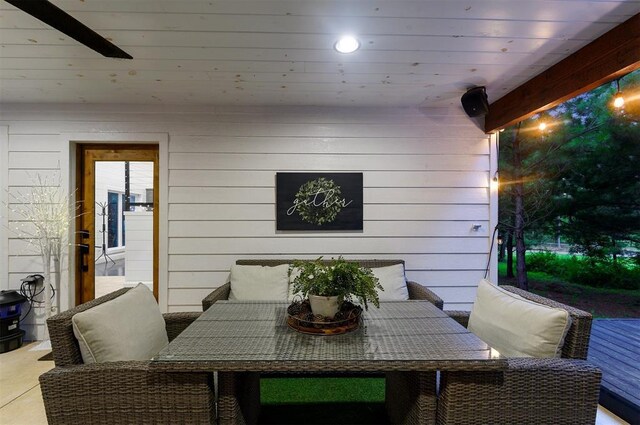 2690 Sweet Home Rd, Broken Bow, OK 74728 - view of patio / terrace