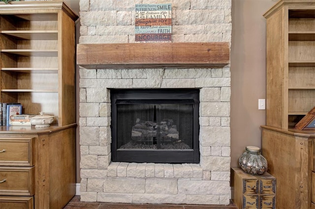 3327 Bobcat Trl, Guthrie, OK 73044 - detailed view of a fireplace
