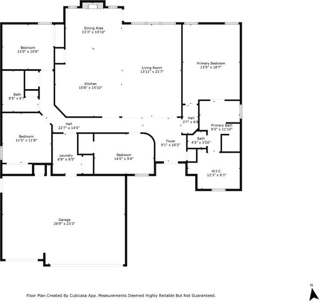 10921 SW 20th St, Yukon, OK 73099 - room layout