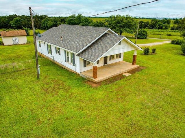 344020 E 760th Rd, Agra, OK 74824 - view from above of property