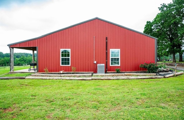 16301 Lewis Rd, Lexington, OK 73051 - view of outbuilding with cooling unit