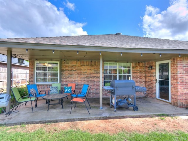 4409 Newport Dr, Norman, OK 73072 - view of patio / terrace with grilling area