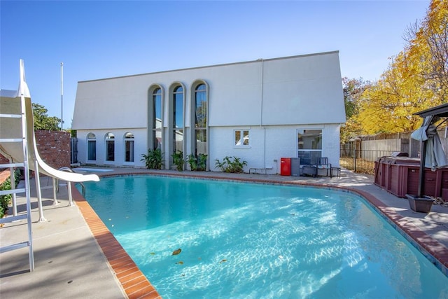 11000 Magnolia Park, Oklahoma City, OK 73120 - view of pool featuring a water slide and a patio area