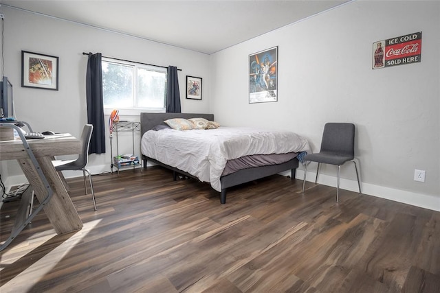 11000 Magnolia Park, Oklahoma City, OK 73120 - bedroom featuring wood finished floors and baseboards