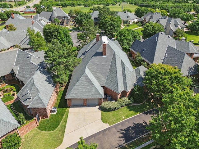 15005 Dourdan Ct, Oklahoma City, OK 73142 - aerial perspective of suburban area