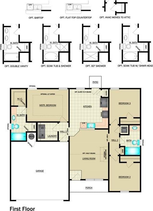 3909 S Ravine St, Stillwater, OK 74074 - home floor plan