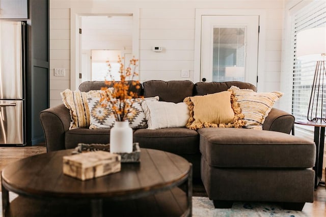 192 Grape Trl, Broken Bow, OK 74728 - living area with wood finished floors