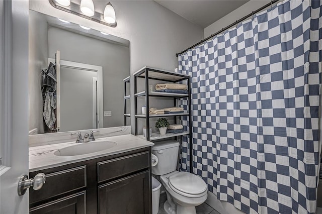 14201 Athens Ln, Yukon, OK 73099 - full bathroom featuring toilet and vanity