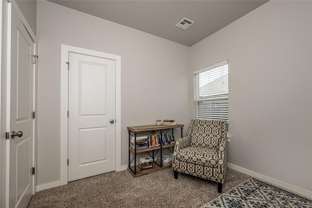 14201 Athens Ln, Yukon, OK 73099 - living area with carpet and baseboards