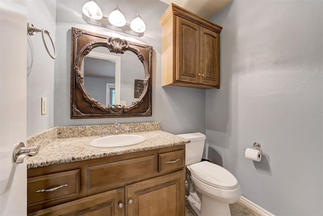1918 Winding Ridge Rd, Edmond, OK 73034 - bathroom with toilet and vanity