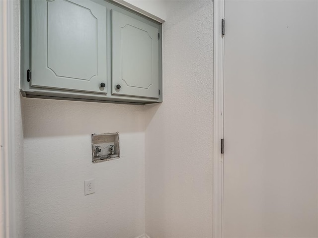 4709 Wilcox Ln, Yukon, OK 73099 - washroom with hookup for a washing machine and cabinet space