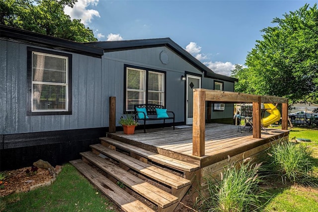 13903 Pleasant Ridge Rd, Jones, OK 73049 - view of deck