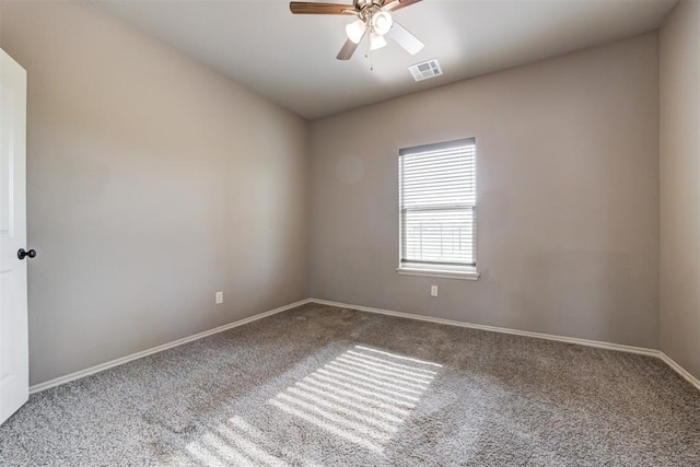 7720 Hawk Ln, Guthrie, OK 73044 - empty room with carpet, ceiling fan, and baseboards