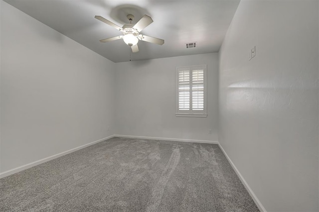 1108 Samantha Ln, Oklahoma City, OK 73160 - carpeted empty room featuring ceiling fan and baseboards