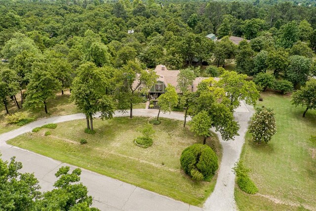 3824 Smoking Oaks Dr, Oklahoma City, OK 73150 - aerial view of a forest