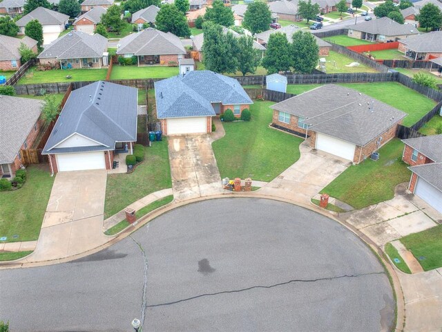 4537 SE 80th St, Del City, OK 73135 - aerial view of residential area