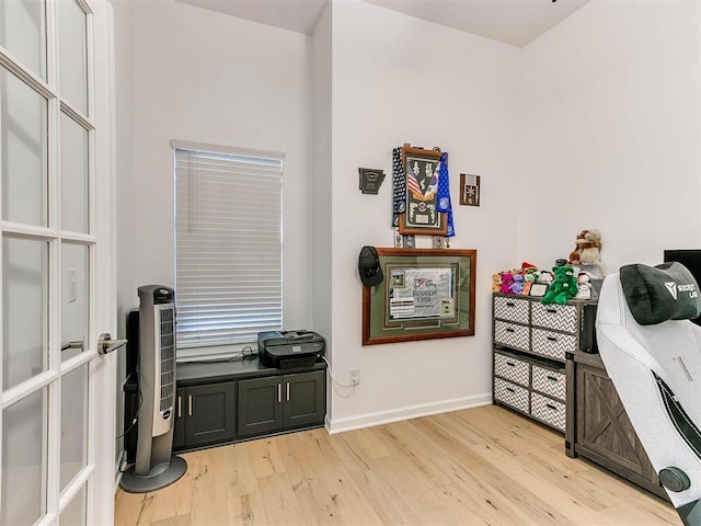 16125 Buffalo Dr, Moore, OK 73170 - miscellaneous room featuring light wood-style floors and baseboards