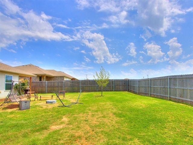 9436 SW 37th St, Oklahoma City, OK 73179 - view of yard