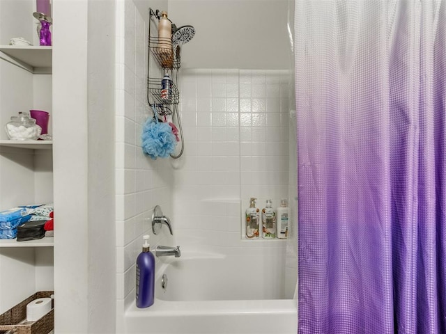 9436 SW 37th St, Oklahoma City, OK 73179 - bathroom with shower / tub combo with curtain