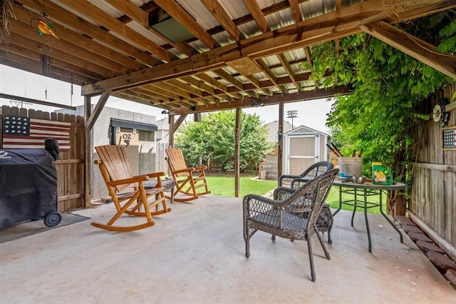 2632 SE 97th St, Moore, OK 73160 - view of patio