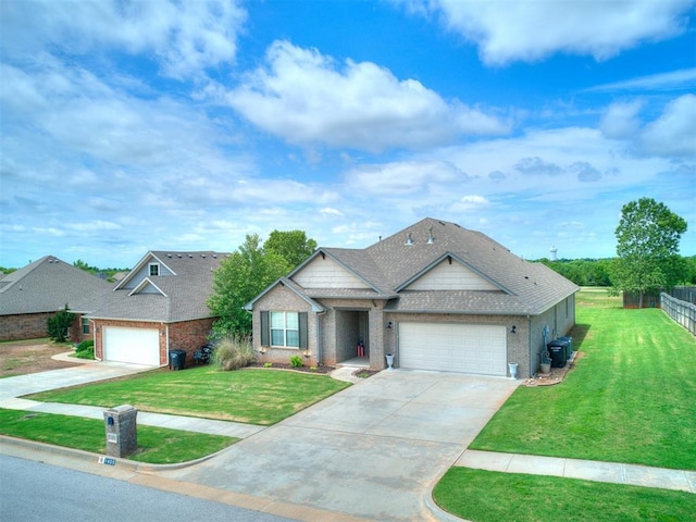 1405 Atalon Dr, Moore, OK 73160 - single story home with brick siding, a garage, and driveway