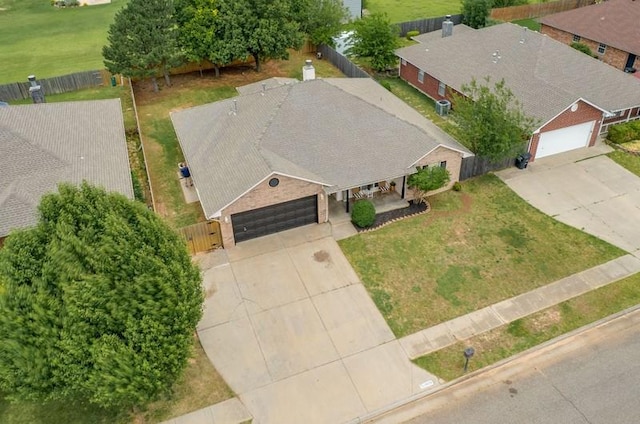 2121 NE 13th St, Moore, OK 73160 - view from above of property