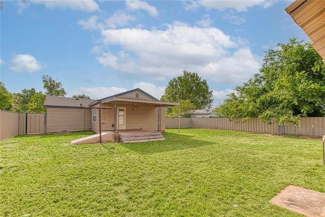 515 N Booth Ave, Elk City, OK 73644 - view of yard with a patio area