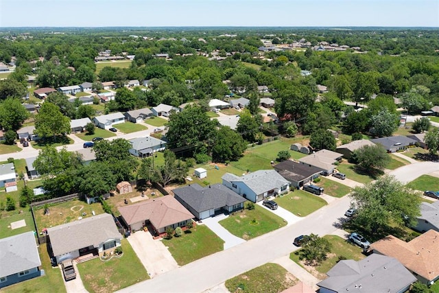 1206 Monroe Dr, Shawnee, OK 74804 - aerial perspective of suburban area