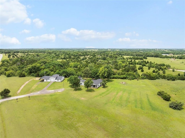 32629 S Airline Rd, Pauls Valley, OK 73075 - overview of rural landscape featuring a forest