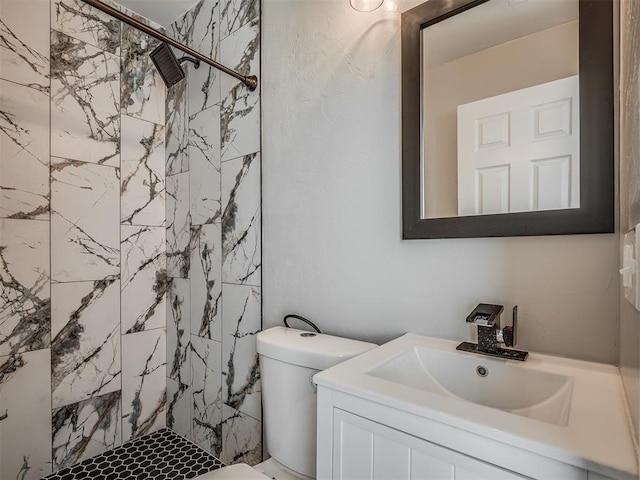 4100 S Noma Rd, Oklahoma City, OK 73150 - full bath featuring a shower stall, toilet, and vanity