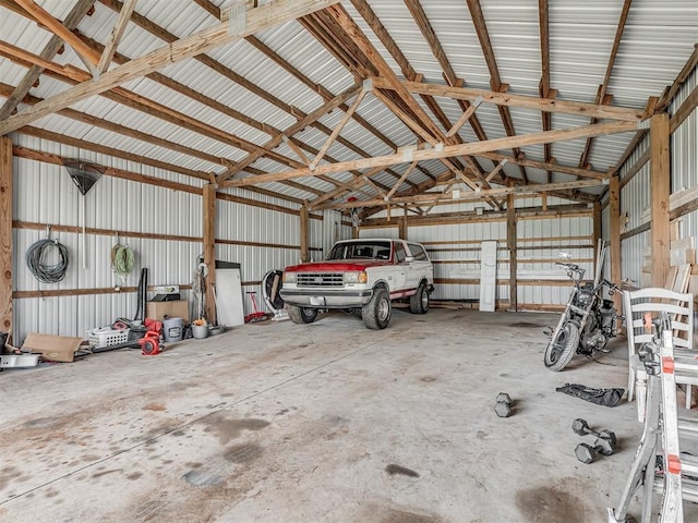 4100 S Noma Rd, Oklahoma City, OK 73150 - garage featuring metal wall