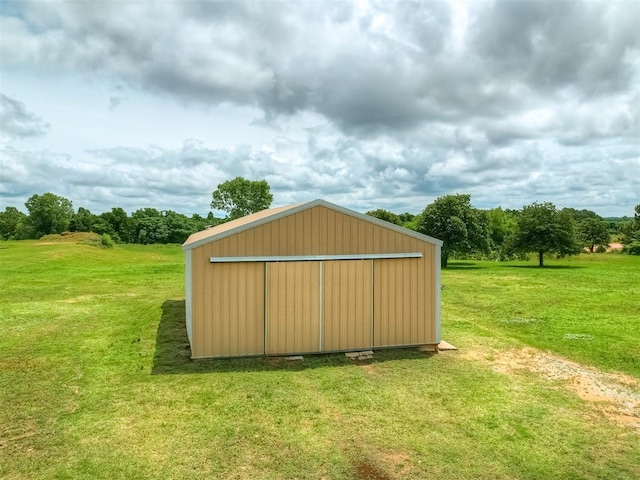 4100 S Noma Rd, Oklahoma City, OK 73150 - view of pole building featuring a lawn