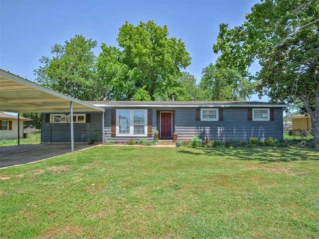 303 W Meek St, Wayne, OK 73095 - single story home featuring an attached carport