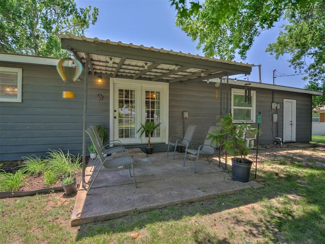 303 W Meek St, Wayne, OK 73095 - rear view of property featuring a patio area