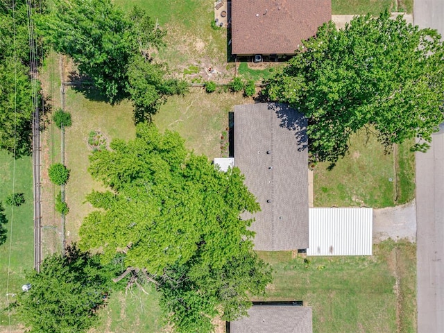 303 W Meek St, Wayne, OK 73095 - view from above of property