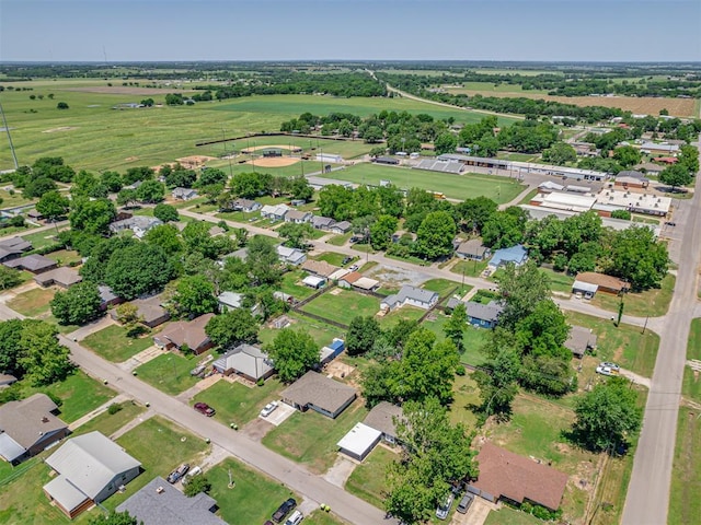 303 W Meek St, Wayne, OK 73095 - aerial overview of property's location with nearby suburban area