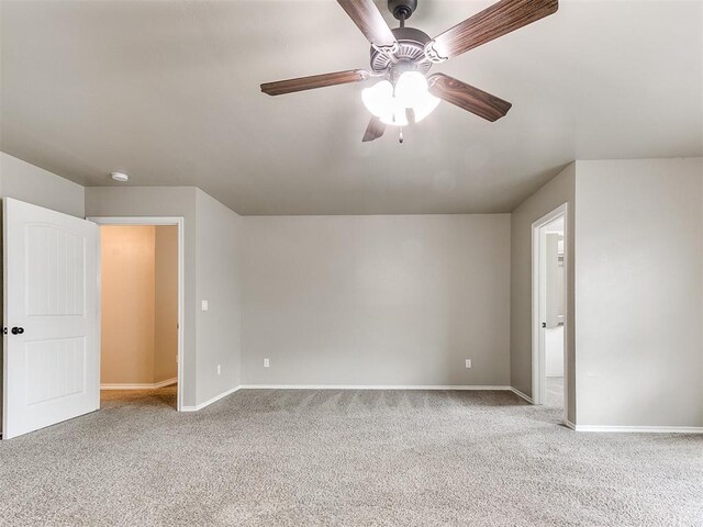 8344 NW 137th St, Oklahoma City, OK 73142 - additional living space featuring carpet flooring, ceiling fan, and baseboards