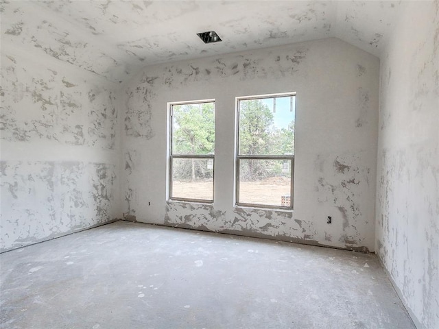 11701 Ward Rd, Edmond, OK 73034 - spare room with vaulted ceiling