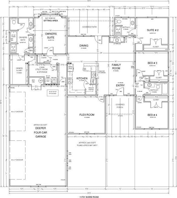 11701 Ward Rd, Edmond, OK 73034 - room layout