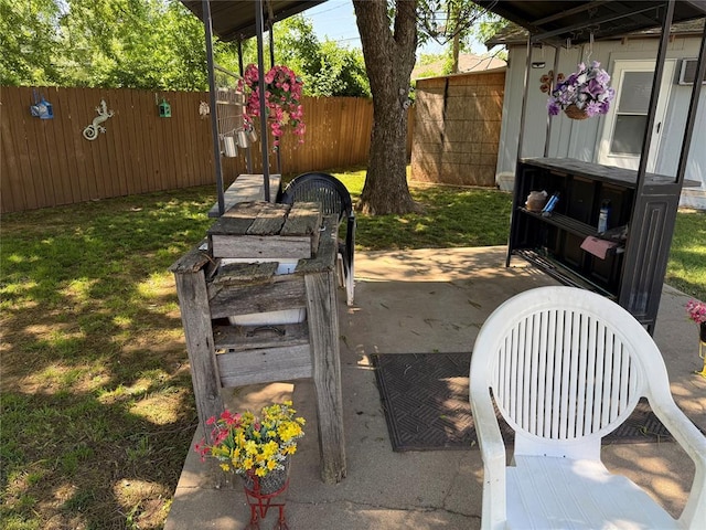 view of patio