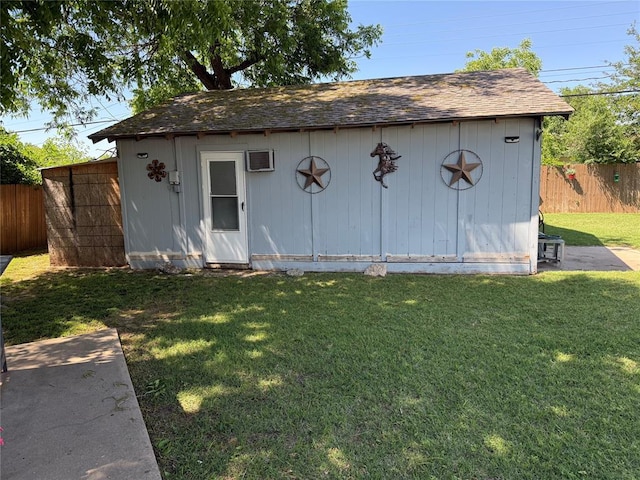 view of outbuilding
