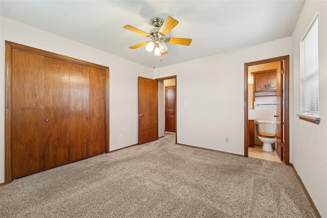 1313 SW 69th St, Oklahoma City, OK 73159 - unfurnished bedroom with a closet, light colored carpet, and baseboards
