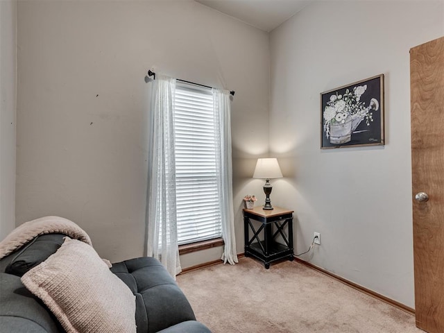 2120 NE 4th St, Moore, OK 73160 - living area featuring carpet and baseboards