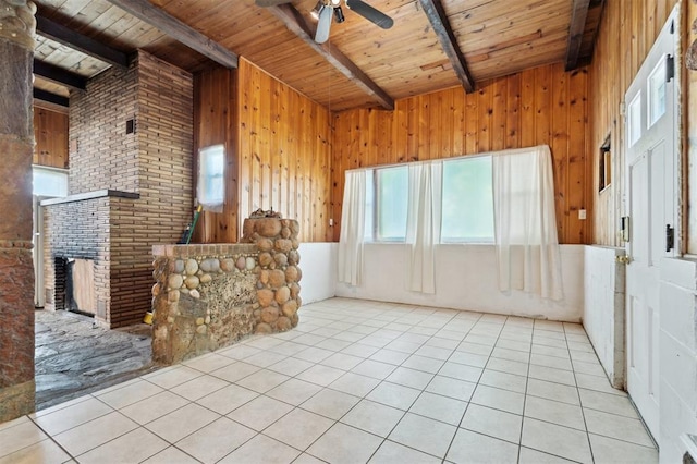 624 N Wentz St, Guthrie, OK 73044 - sunroom with beamed ceiling