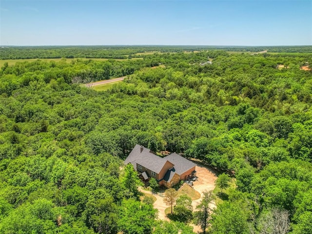 19401 N Peebly Rd, Luther, OK 73054 - view of subject property with a forest