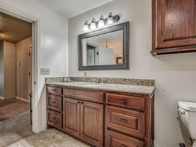 19401 N Peebly Rd, Luther, OK 73054 - bathroom with vanity and toilet